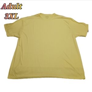 🔥Gildan Performance Adult 3XL Bright Yellow T Shirt C9